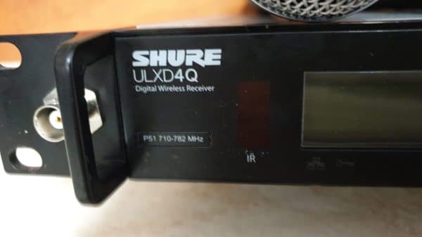 Shure ULXD4Q QUAD System 4 x ULDXD2 with Beta58a & Antennas P51 710-790MHz - Image 6