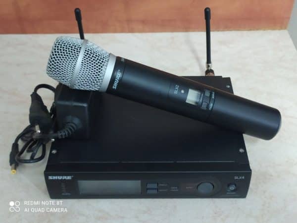 Shure SLX24 System SLX4 Receiver and Microphone SLX2 & SM86 Capsule 638-662MHz!