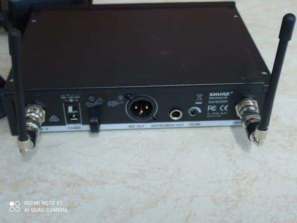 Shure SLX24 System SLX4 Receiver and Microphone SLX2 & SM86 Capsule 638-662MHz! - Image 3