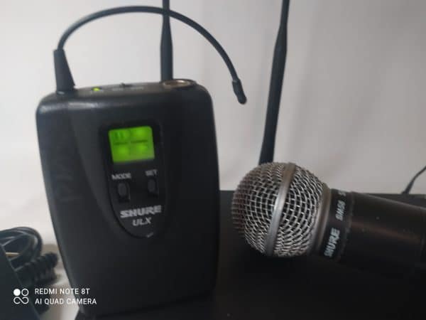 Shure ULXP Mikrofon ULX2 Handheld& SM58 Kapsel & ULX1 Bodypack 829-865Mhz - Image 4