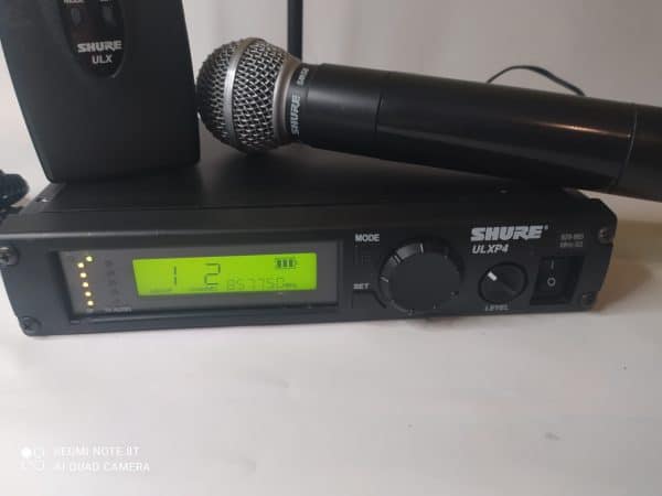 Shure ULXP Mikrofon ULX2 Handheld& SM58 Kapsel & ULX1 Bodypack 829-865Mhz - Image 7