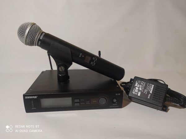 Shure SLX24 System Mikrofon SLX2 & SM58 Kapsel 606-630 Mhz! ANMELDEFREI