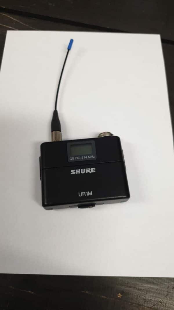 Shure UR1M Sender Q5 740-814 MHz Transmitter UR 1 Mini Beltpack Bodypack